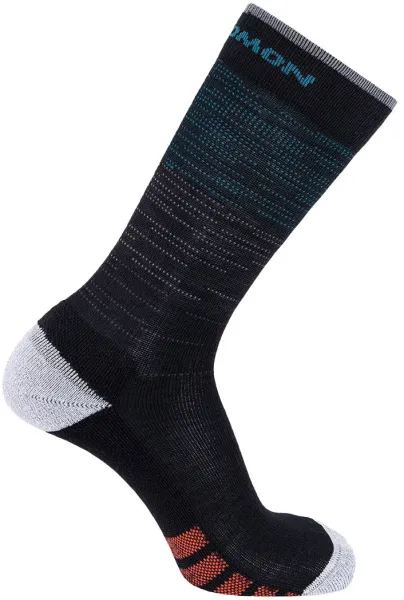 Salomon Predict Crew løpesokker (22% merinoull) - reflekterende